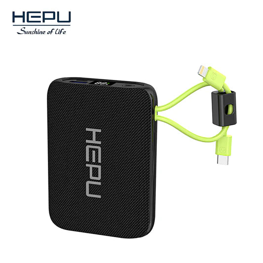 🔋 Power Bank HEPU 20 000 mAh – L’Énergie Toujours à Portée de Main !