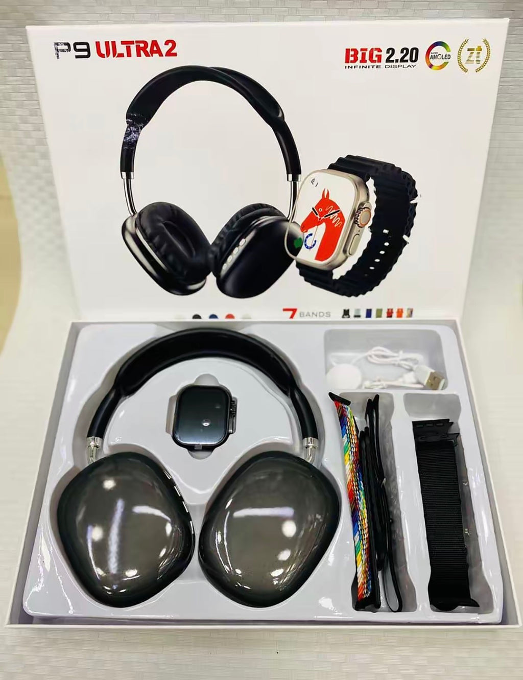 🎧⌚ Pack P9 Ultra 2 – Style, performance et technologie réunis 🔥