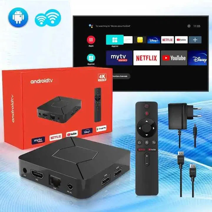 📺 Mortal Android TV Box 4K – Transformez votre téléviseur en Smart TV ultra performante