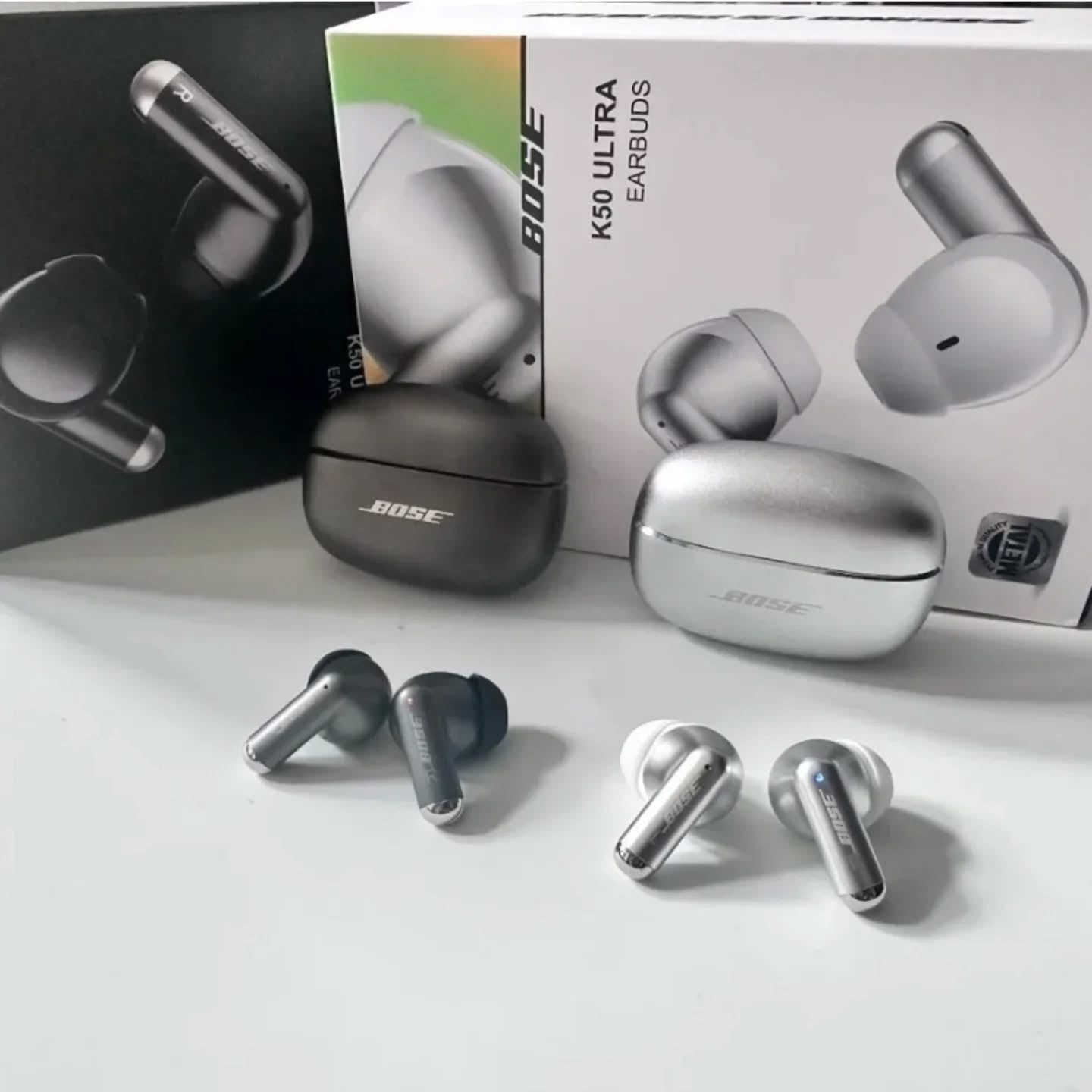 🎧 Bose K50 Ultra Earbuds – Puissance sonore & élégance premium